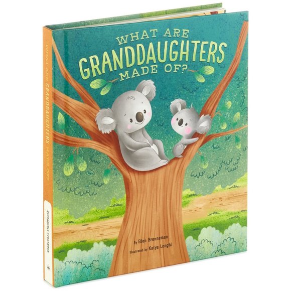 Brand New With Tags Hallmark What Are Granddaughters Made of Recordable Book - Picture 1 of 1